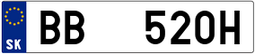 Truck License Plate